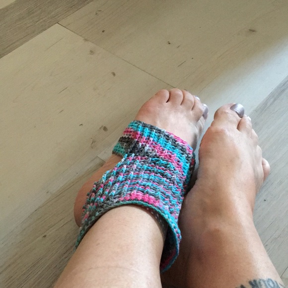 Handmade yoga socks - Picture 2 of 2